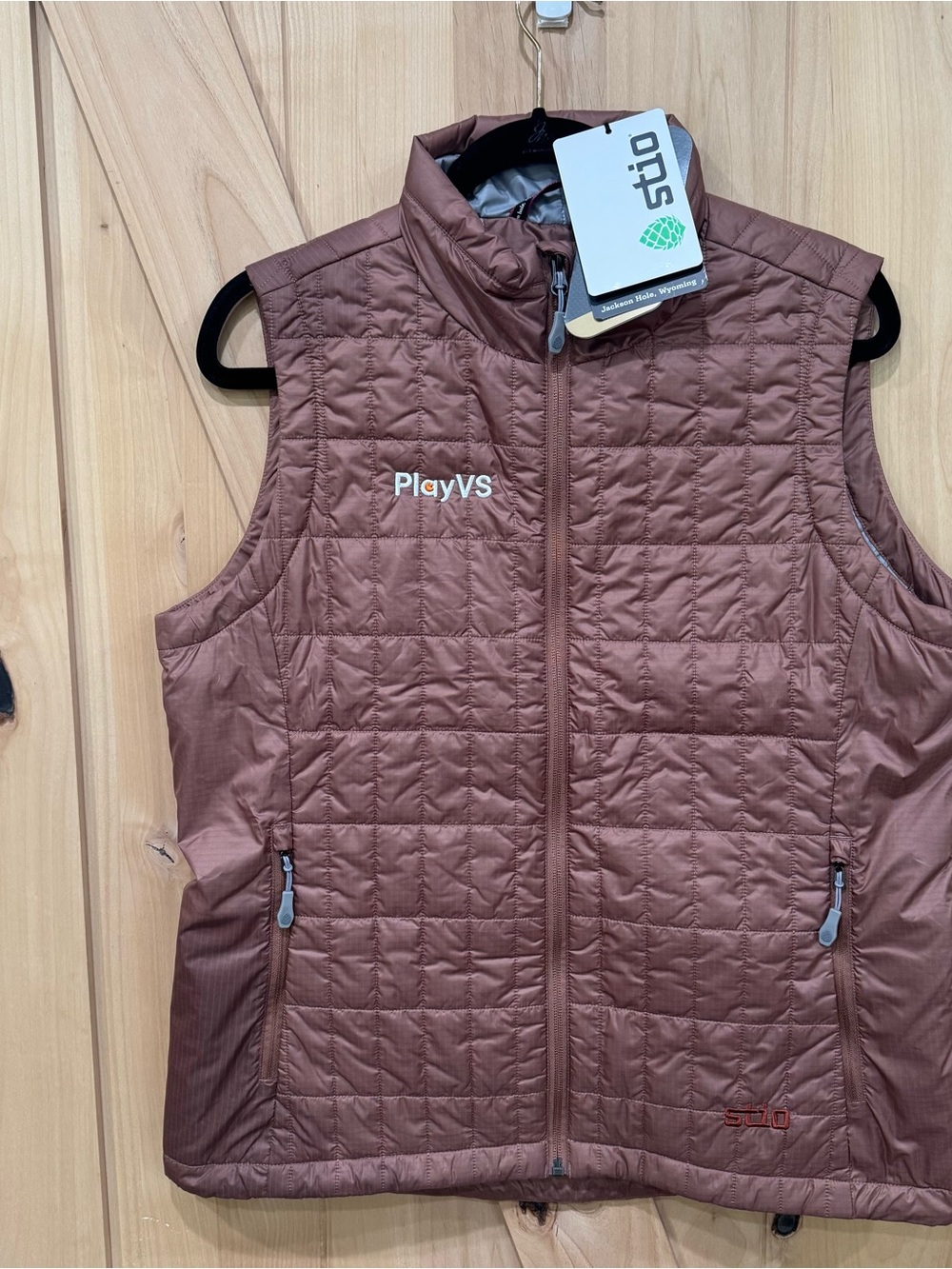 Stio Women's Azura Insulated Vest Size Large Jacket Twisted Root Goose Down NWT!